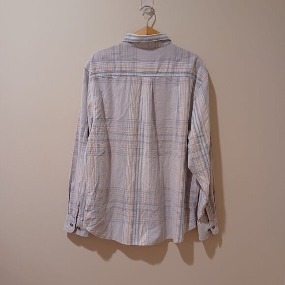 Tommy Bahama Men's Coastline Cord Long Sleeve Button Front Plaid Shirt Large - Picture 5 of 8